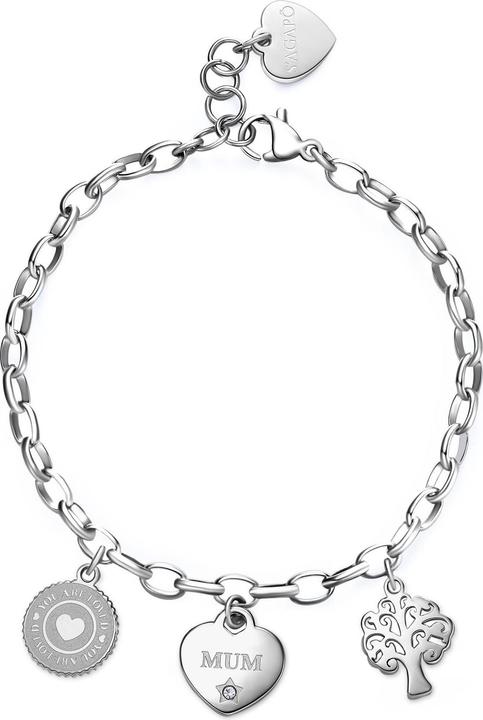 Immagine prodotto Sagapo S'Agapµ - Bellissimo bracciale in acciaio per la mamma Happy SHAR14