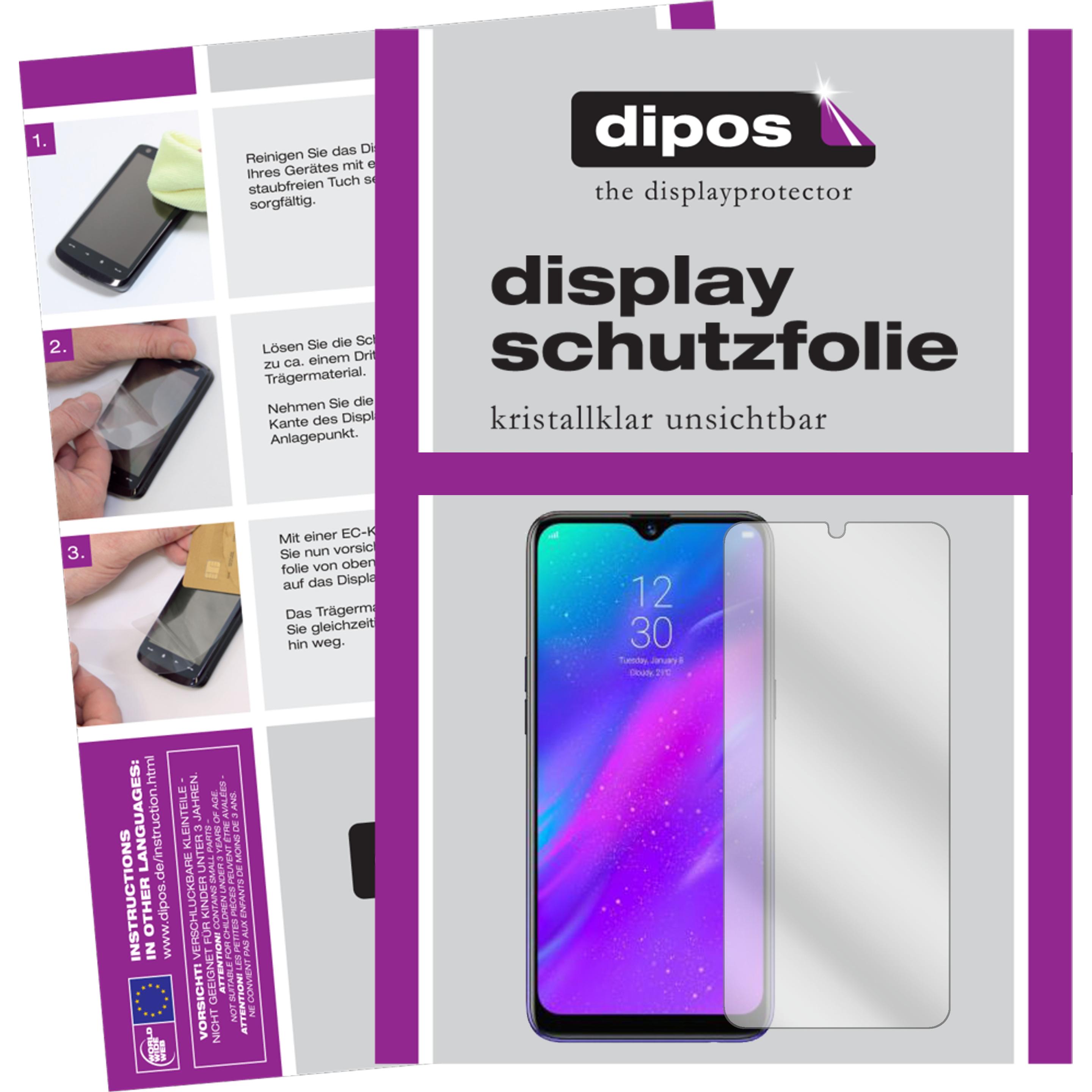 Thumbnail - Dipos Displayschutzfolie Crystalclear (2 Stück, Realme 3 Pro), Smartphone Schutzfolie, Transparent