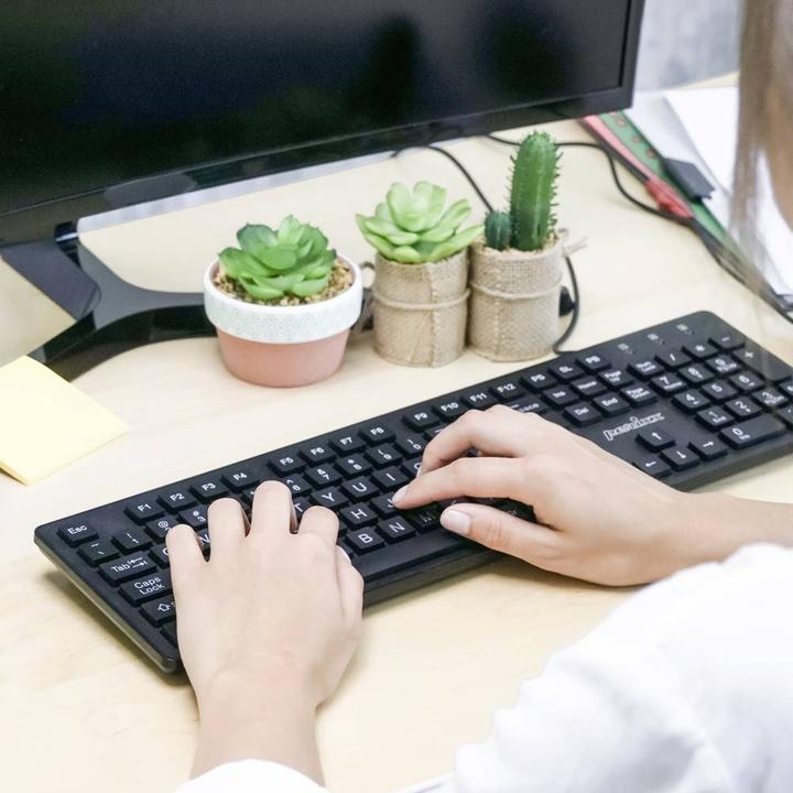 Productafbeelding Perixx PERIBOARD-117 P DE B PS2 Toetsenbord Duits, QWERTZ Zwart (DE, Bedraad)