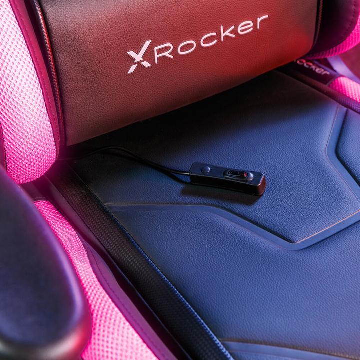 Produktbild X Rocker Chaise de jeu eSports compacte RVB Agility JR Noire/Grise