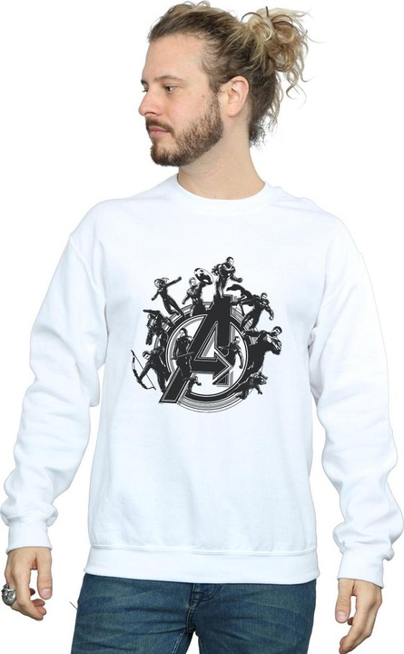 Actual product image Mens Avengers Endgame Hero Circle Cotton Sweatshirt (5XL)