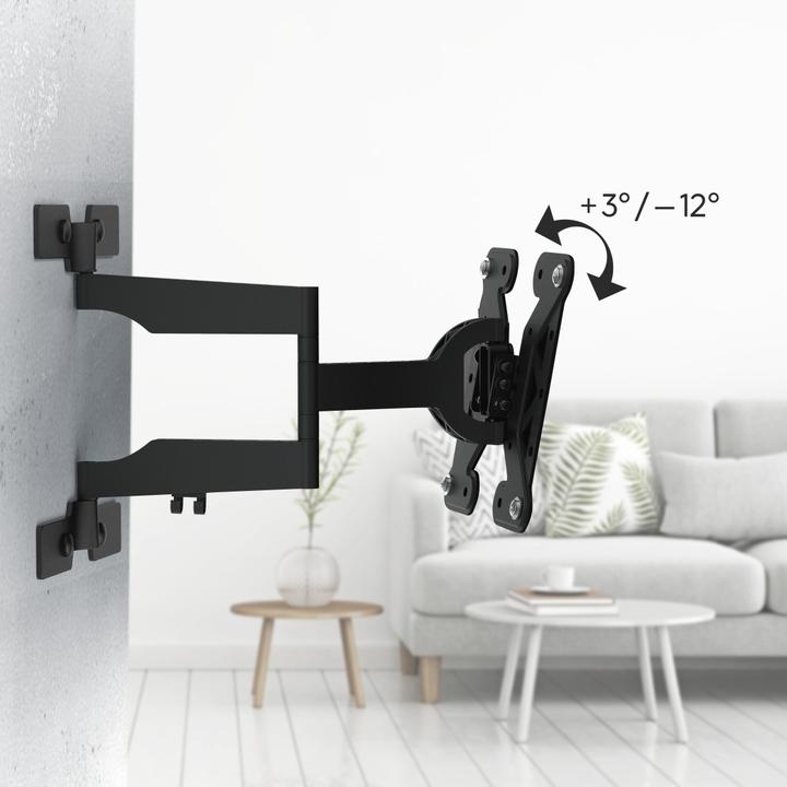 Actual product image Hama TV wall mount, swivelling, tilting, extra flat, 122 cm (48") up to 25 kg (Wall, 48", 25 kg)