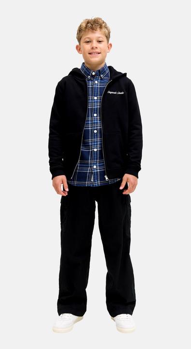 Produktbild Jack & Jones Junior Sweatjacke NORREBRO Kapuzensweatjacke (152)