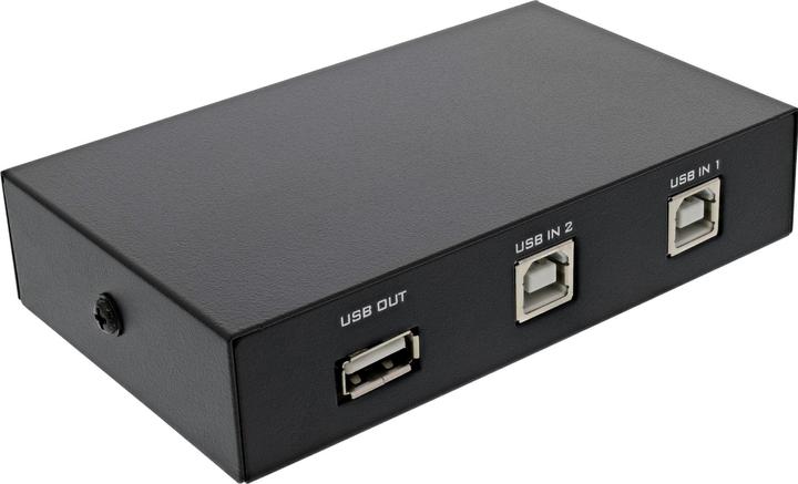 Actual product image InLine USB 2.0 switch manual