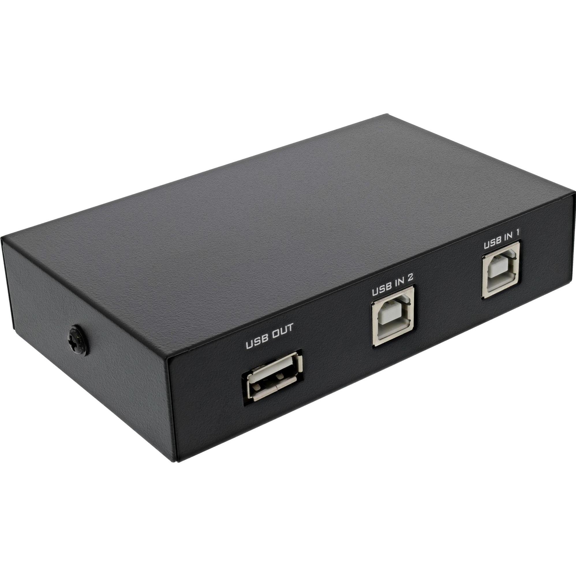 Thumbnail - InLine USB 2.0 Umschalter manuell, Switch Box