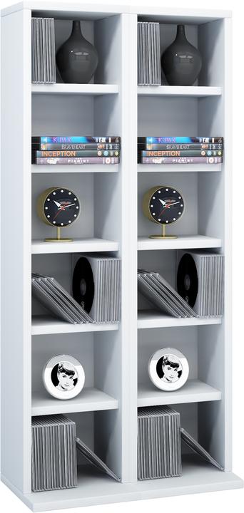 Actual product image VCM Wood CD DVD Stand Shelf Milano (42 x 20 x 92 cm)