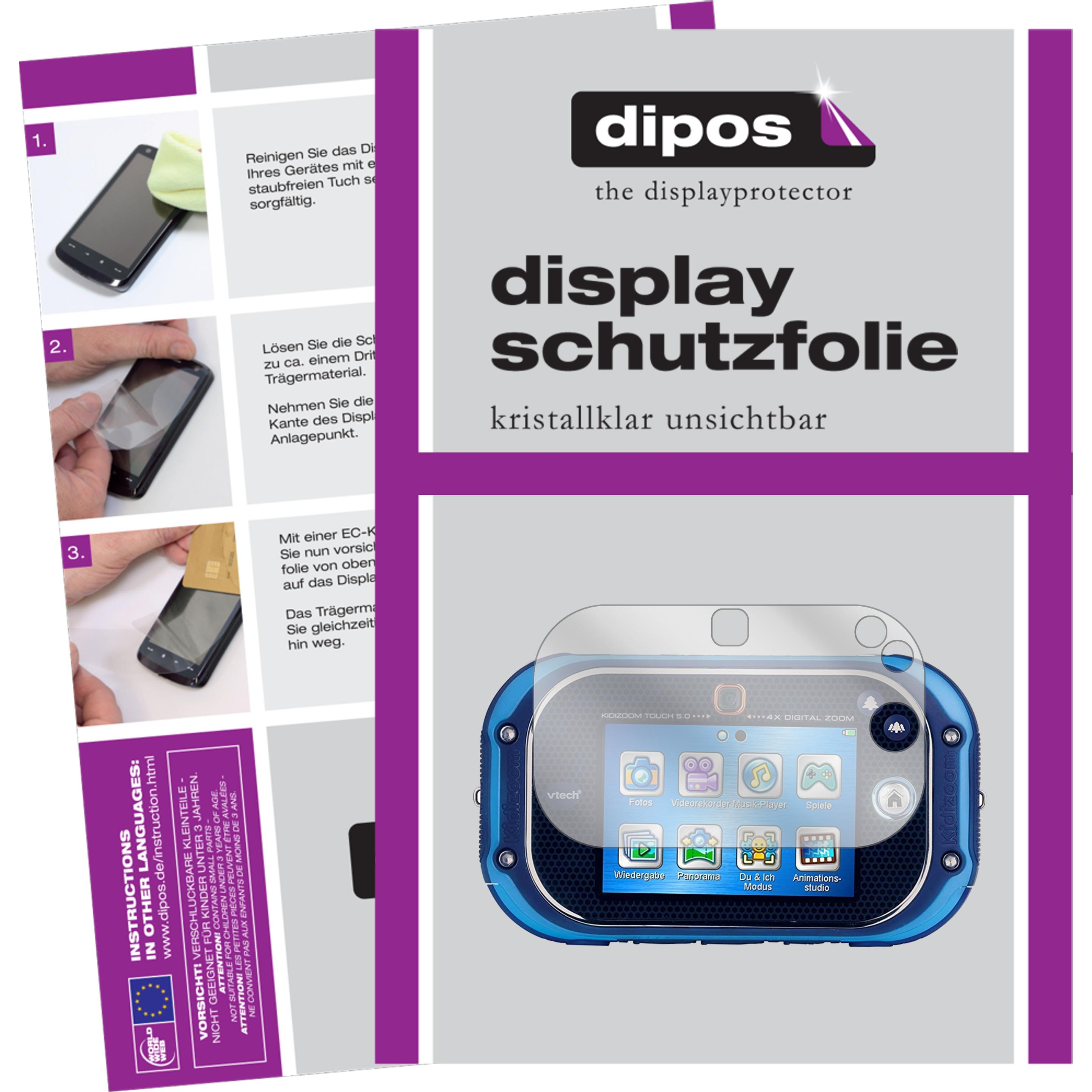 Thumbnail - Dipos Displayschutzfolie Crystalclear (Displayschutz, Vtech Kidizoom Touch 5.0), Kameraschutz, Transparent