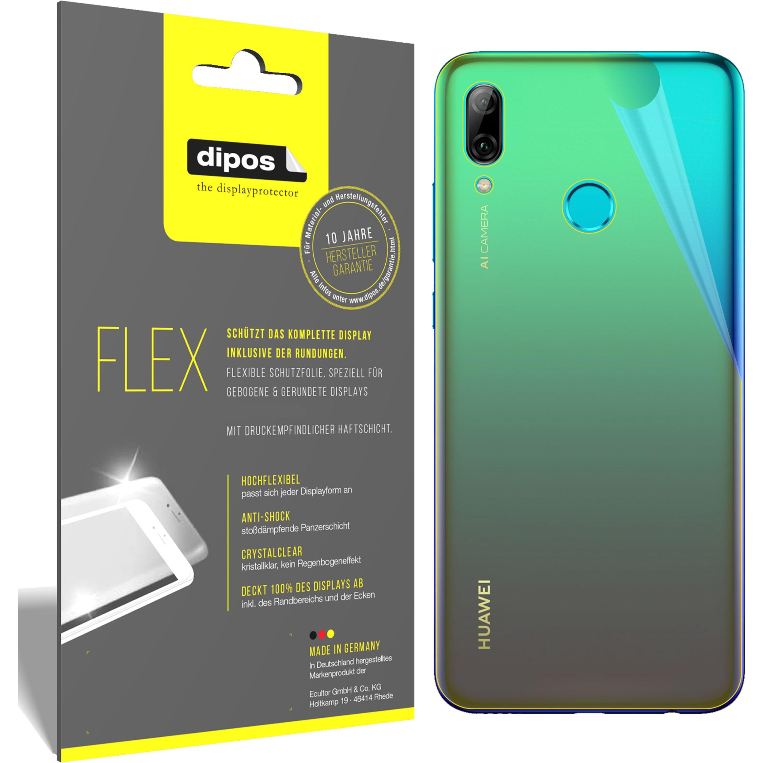 Dipos Displayschutzfolie Full-Cover 3D (3 Stück, Huawei P Smart (2019)), Smartphone Schutzfolie, Transparent