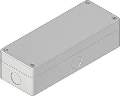 Actual product image Rs Pro Control station empty housing x Ø 22mm, 185 x 70 x 74mm, grey, ABS, IP 65