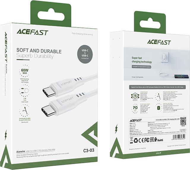 Produktbild Acefast C3-03 (1.20 m, USB 2.0, 60 W)