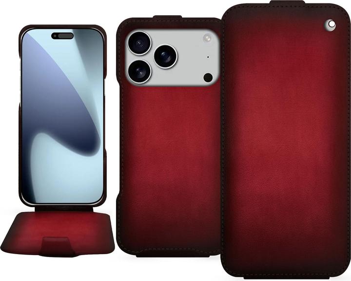 Actual product image Noreve Vertical leather shell (Apple iPhone 17 Pro Max)