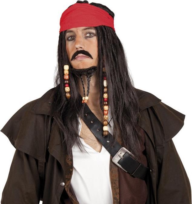 Actual product image Boland Tobias with bandana wig