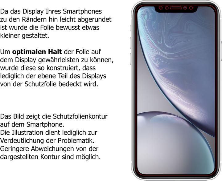 Produktbild Dipos Displayschutz Anti-Shock (2 Stück, Apple iPhone XR)