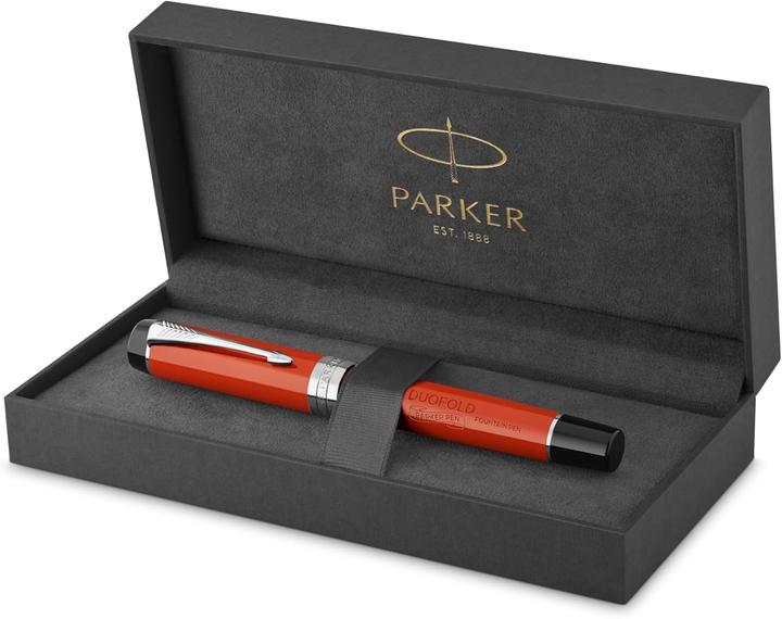 Productafbeelding Parker Pen Centennial Duofold Classic Groot Rood (Zwart, 1 x)