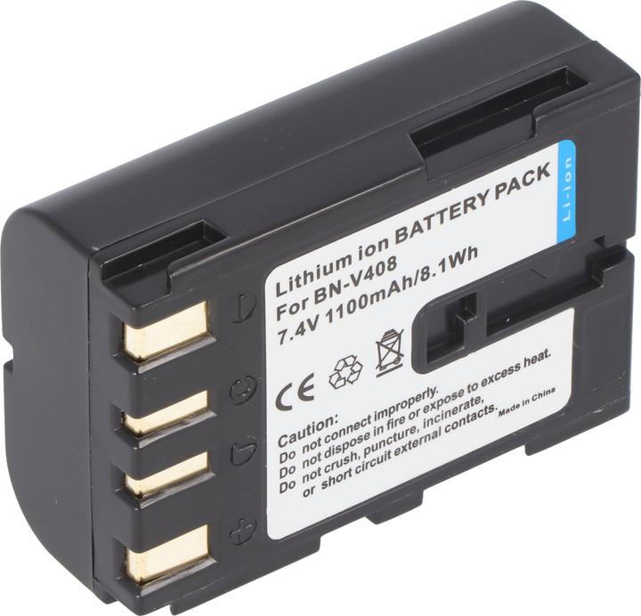 Actual product image AccuCell Battery JVC BN-V408 (Camera battery)