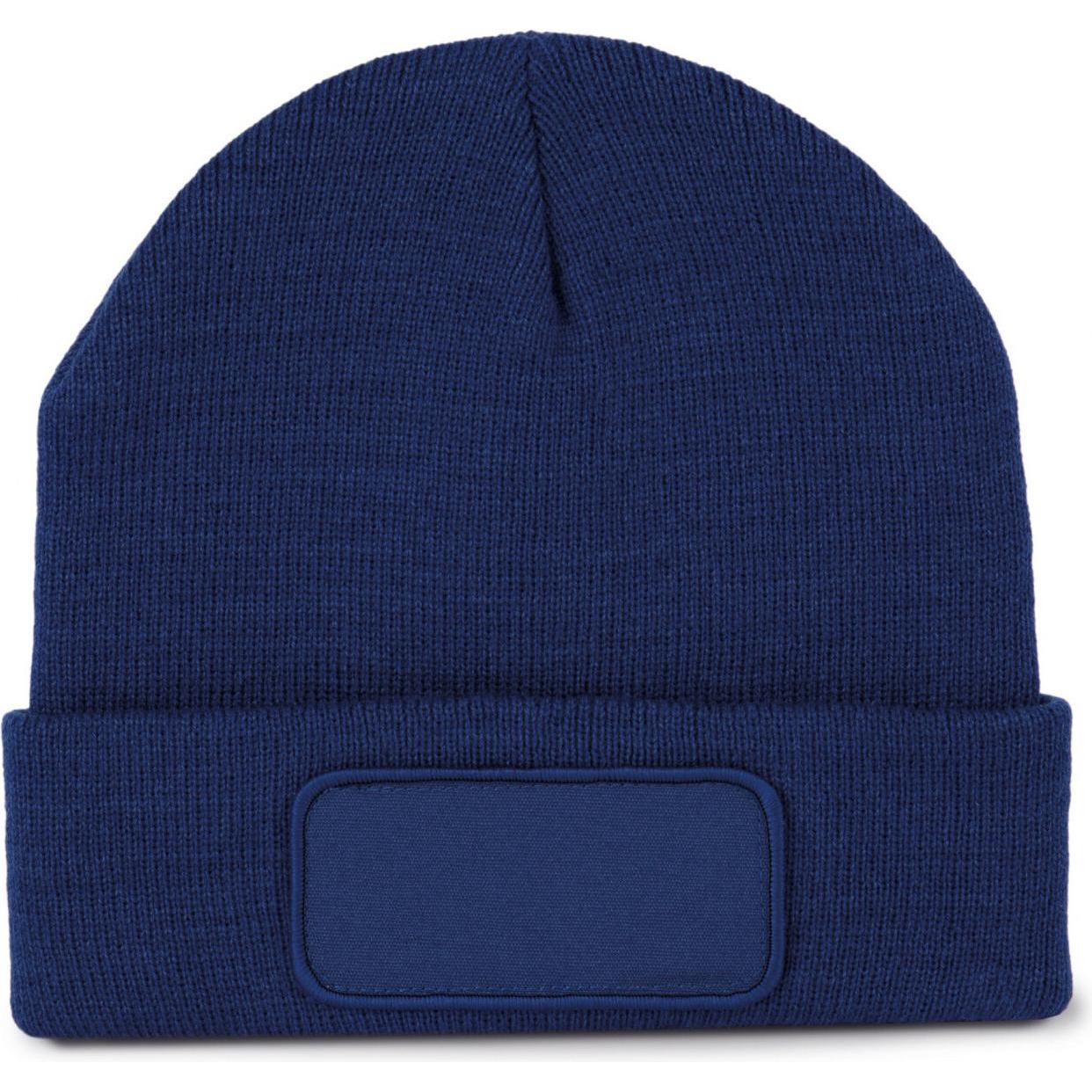 K-up, Mütze, Recycelte Mütze mit Patch, Blau