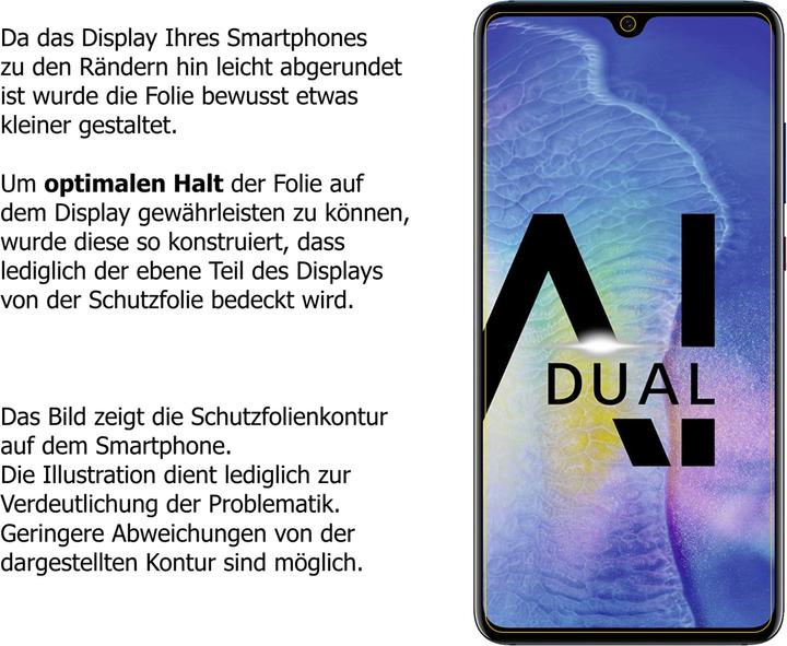 Actual product image Dipos Screen Protector Anti-Glare (4 Piece, Mate 20)