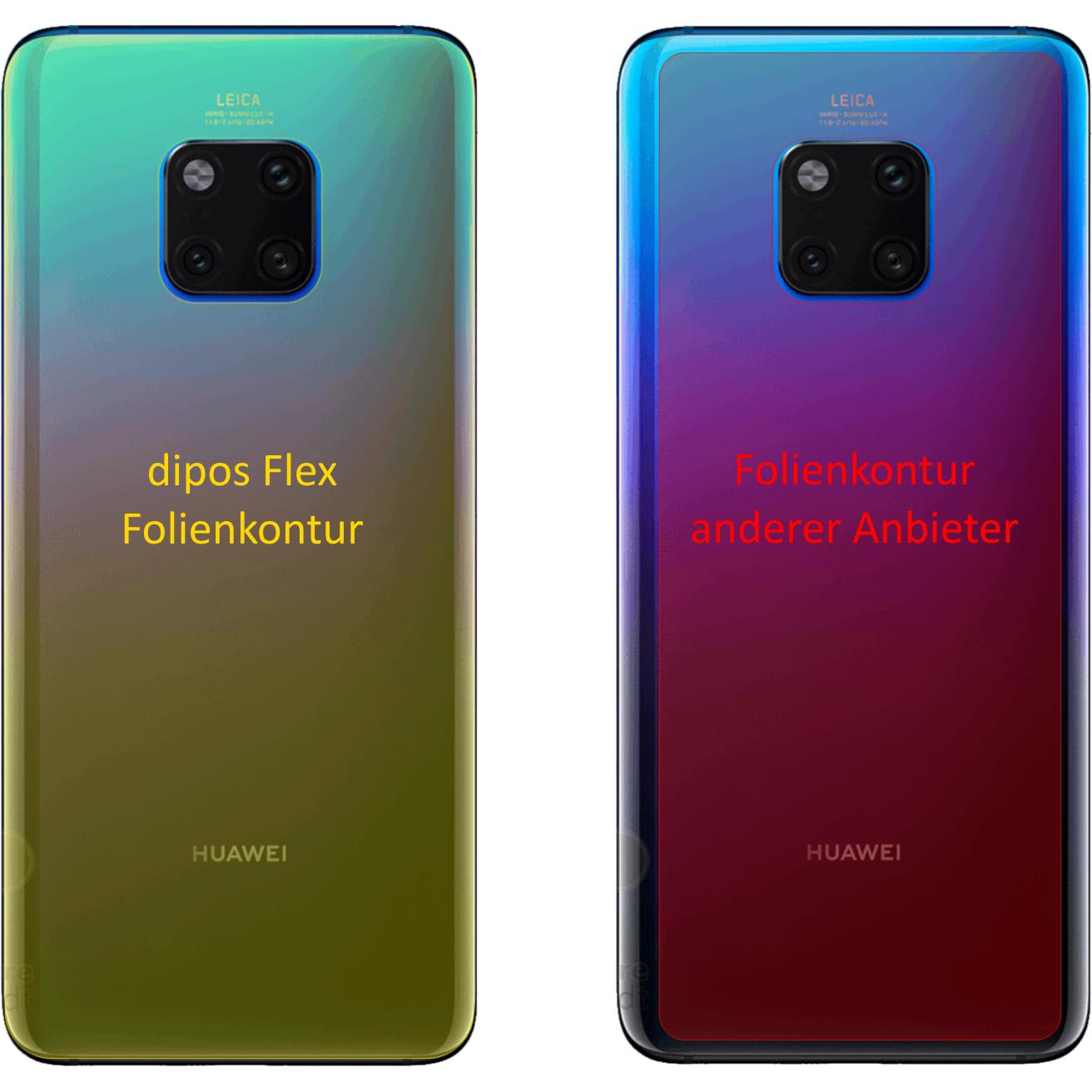 Thumbnail - Dipos Displayschutzfolie Full-Cover 3D (3 Stück, Huawei Mate 20 Pro), Smartphone Schutzfolie, Transparent