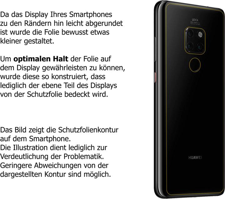 Produktbild Dipos Displayschutzfolie Antireflex (2 Stück, Huawei Mate 20)