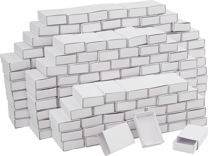 Actual product image VBS XXL Matchboxes "White", 5 cm, 200 pieces