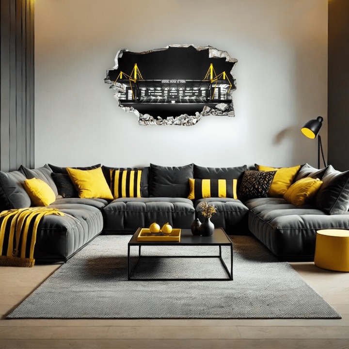 Produktbild Borussia Dortmund 3D BVB Signal Iduna Park bei Nacht (80 x 49 cm)