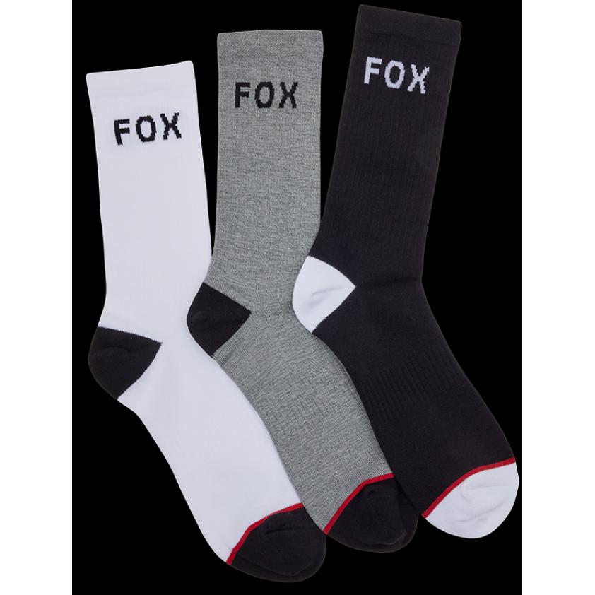 Fox, Herren, Sportsocken, Socks 24 Crew - 3 Pack Misc (39 - 43), Mehrfarbig