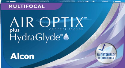 Produktbild Air Optix plus HydraGlyde Multifocal (6 Stück, Monatslinse, Multifokal)