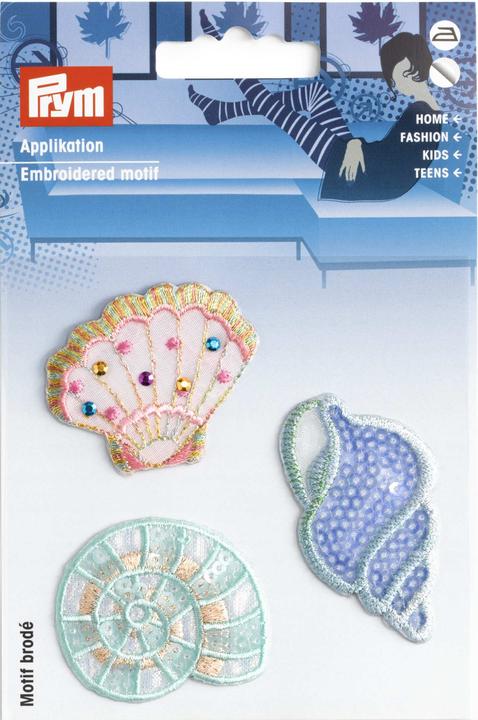 Actual product image Prym Application self-adhesive / fusible shells (1 pcs., 3 x 5 cm)