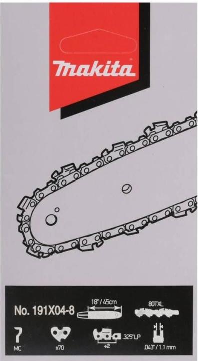 Produktbild Makita 191X04-8 Sägekette 45cm 1.1mm 70T (Kettensäge, Sägekette)
