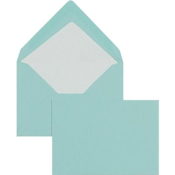 Blanke, Briefumschlag, Briefumschläge 125x176mm (DIN B6) 100g/qm gummiert VE=100 Stück karibik (100 x)