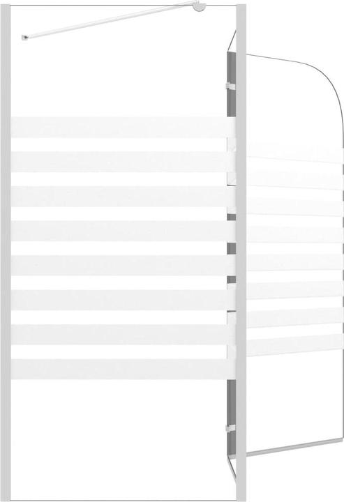 Produktbild vidaXL Badewannenfaltwand (120 cm, 68 cm, 130 cm)
