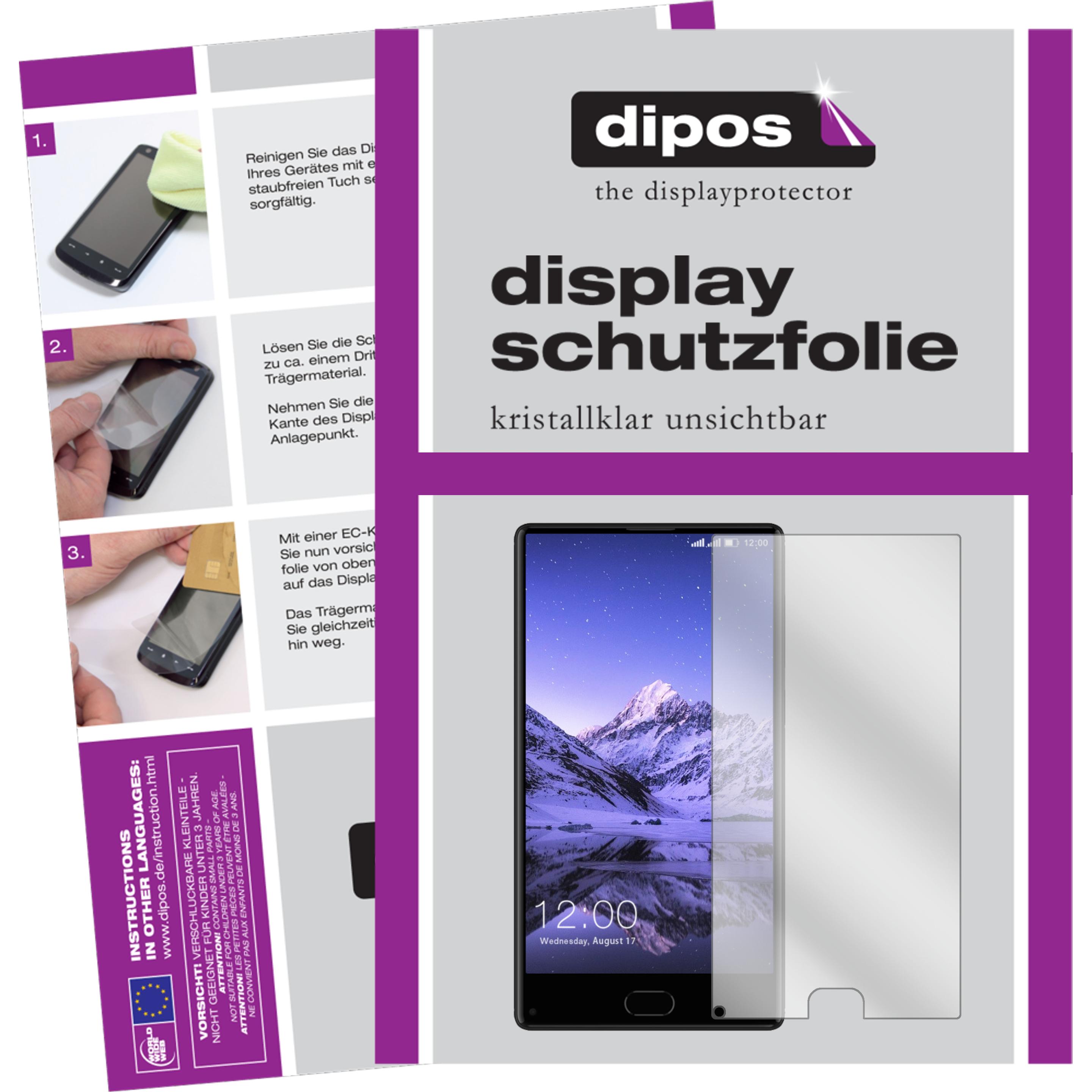 Dipos Displayschutzfolie Crystalclear (5 Stück, Leagoo Kiicaa Mix), Smartphone Schutzfolie, Transparent