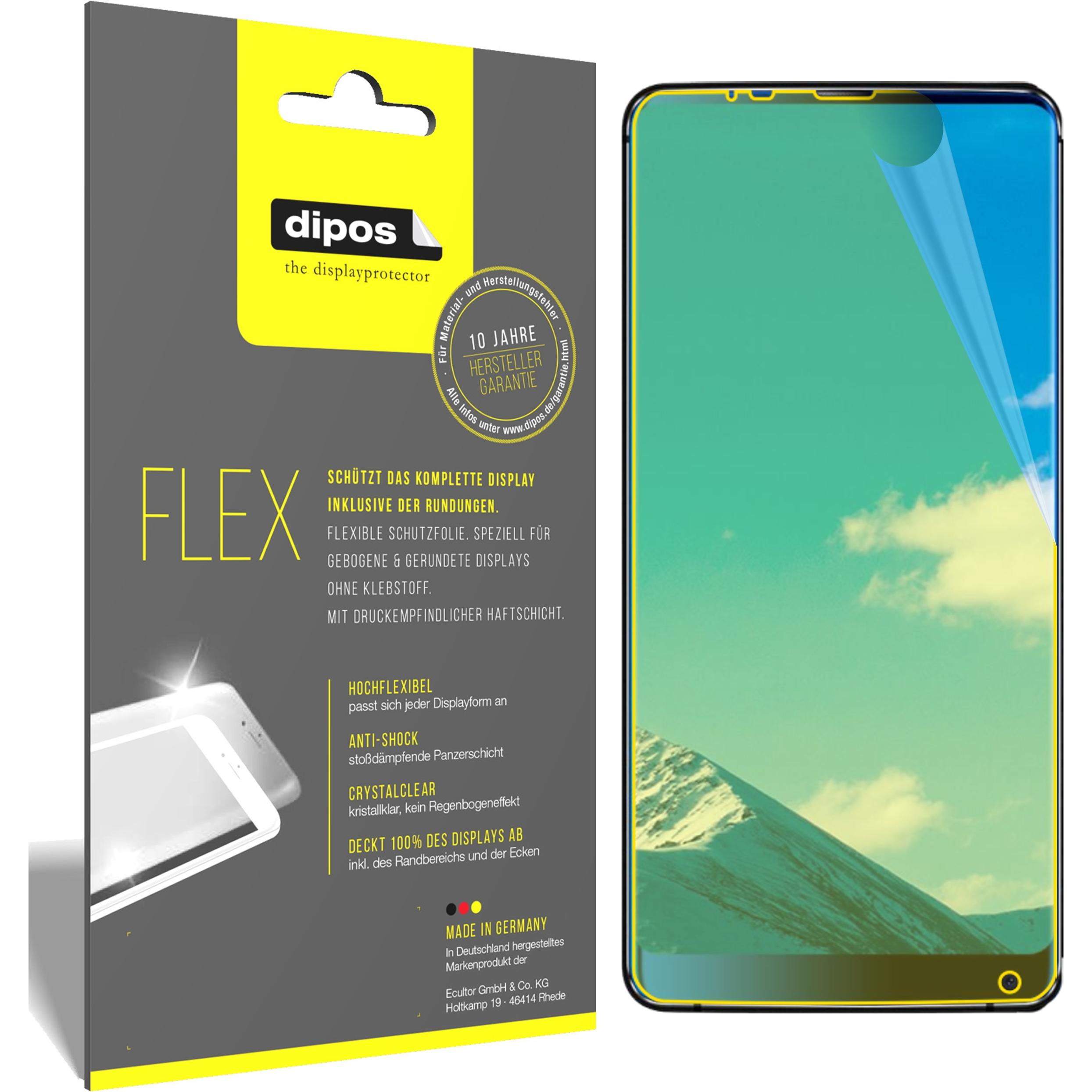 Dipos Displayschutzfolie Full-Cover 3D (3 Stück, Samsung Galaxy S21), Smartphone Schutzfolie, Transparent