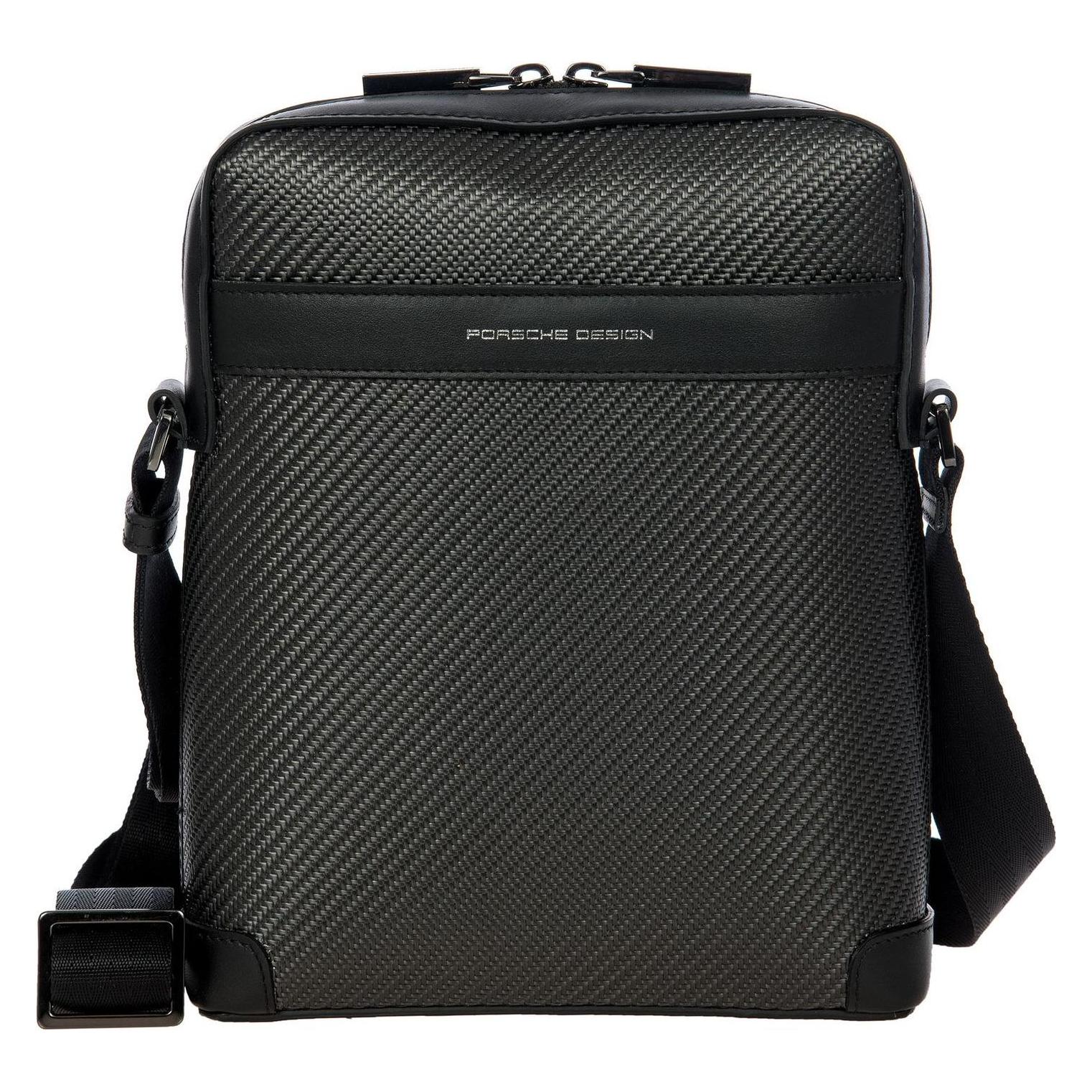 Porsche Design, Herren, Handtasche, Carbon Shoulderbag, Schwarz