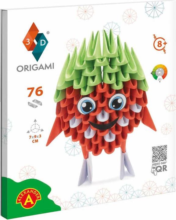 Produktbild Alexander 3D-Origami - ALEX Erdbeere