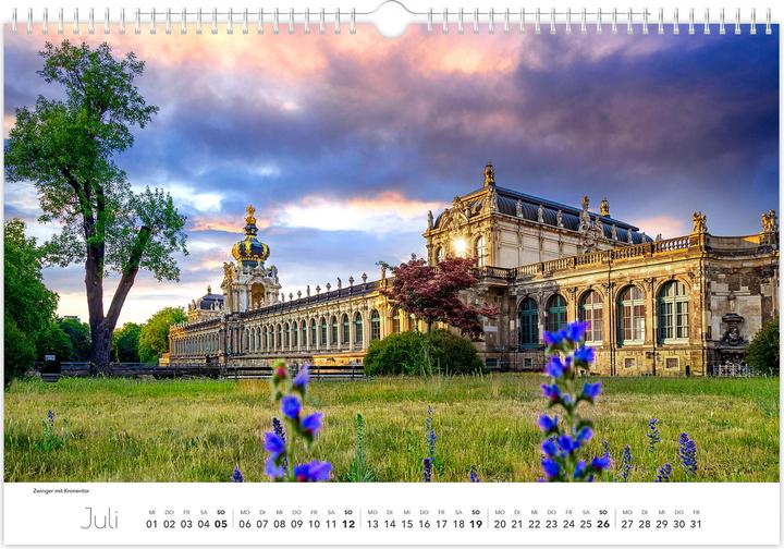 Produktbild Kalender Dresden Elbflorenz 2026 (45 x 30 cm)