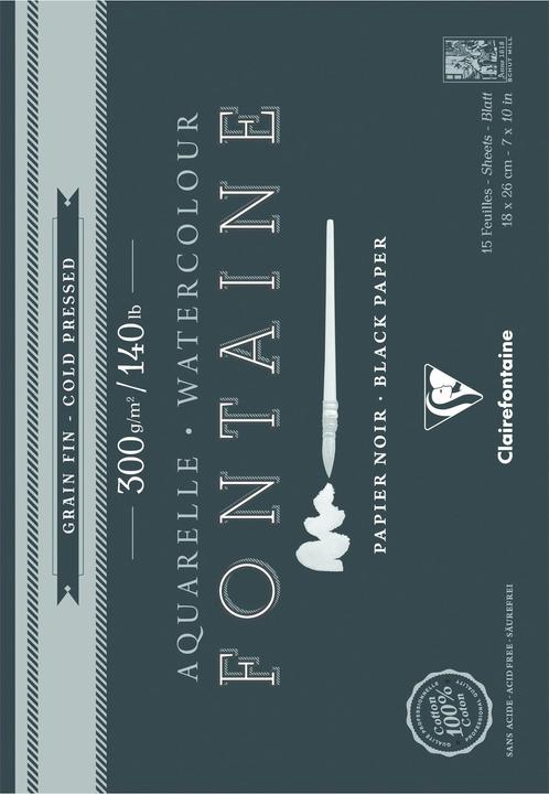 Produktbild Clairefontaine Feuchte Techniken (300 g/m², 15 x)