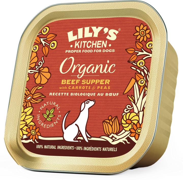 Produktbild Lily's Kitchen Organic Beef Supper (Adult, 1 Stk., 150 g)