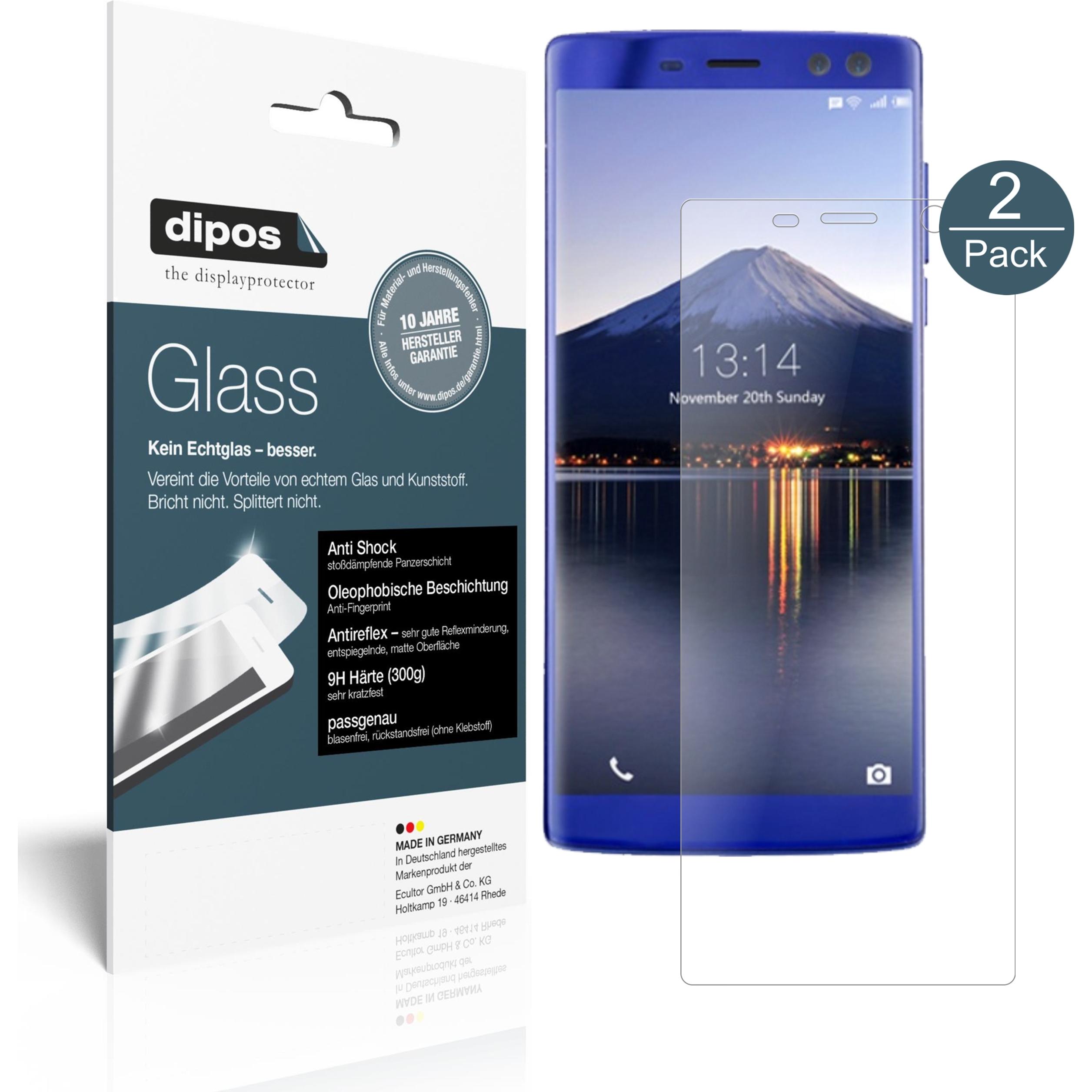 Dipos Displayschutz Anti-Shock (1 Stück, Doogee BL12000), Smartphone Schutzfolie, Transparent