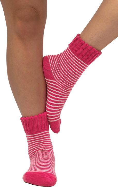 Produktbild Ulla Popken Kuschelsocken, 2er-Pack, Ringel, Rippbündchen (2er Pack, 50/56)
