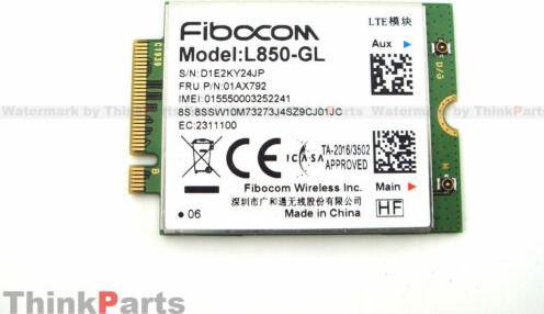 Actual product image Lenovo WWAN, CMB, FBC, L850-GL