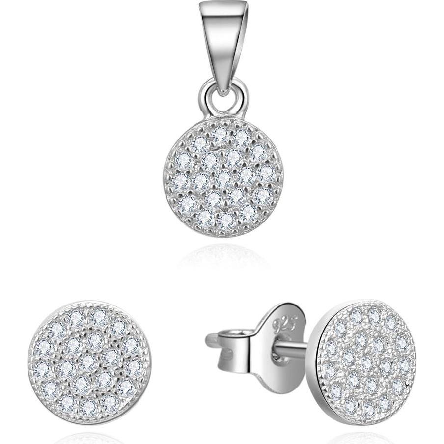 Beneto, Gioielli in set, ½štivá souprava Å¡perkÅ¯ se zirkony AGSET358 (pÅ™ÃvÄ'sek. náušnice)