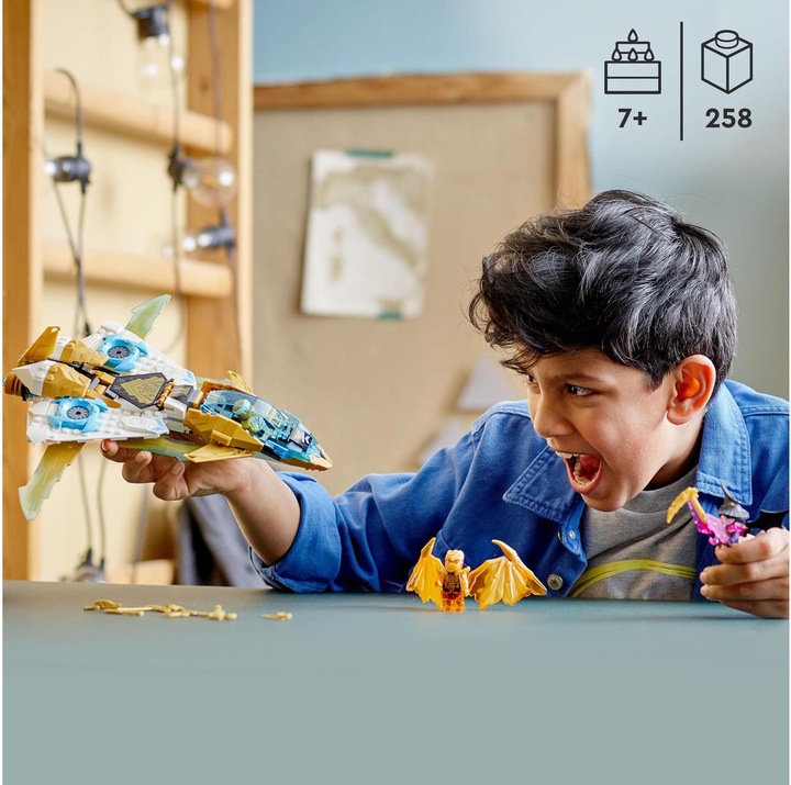 Produktbild LEGO Zanes Golddrachen-Jet (71770, LEGO Ninjago)