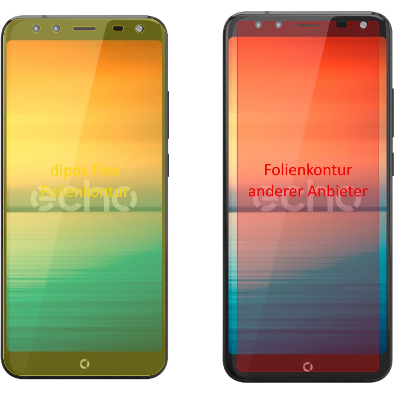 Thumbnail - Dipos Displayschutzfolie Full-Cover 3D (3 Stück, Echo Horizon), Smartphone Schutzfolie, Transparent