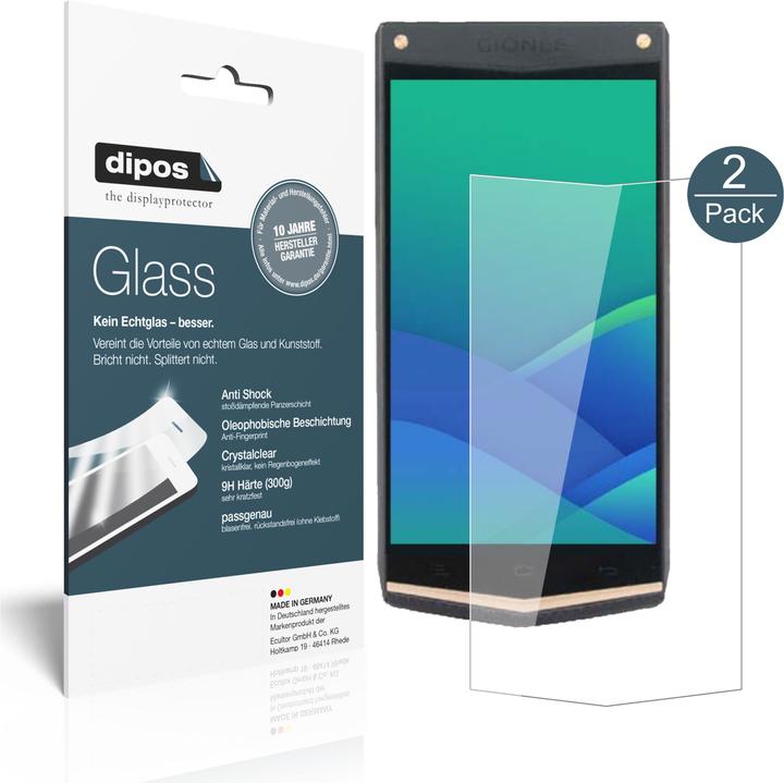 Actual product image Dipos Screen Protector Anti-Shock (2 Piece, Gionee W919)