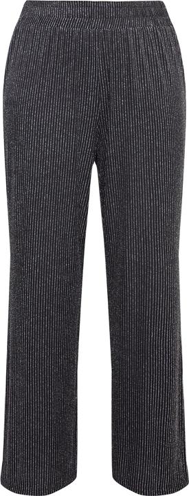 Produktbild Ulla Popken Hose Mary, Glitzerstreifen, weites Bein, Elastikbund (50, 52)