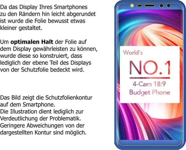 Actual product image Dipos Screen Protector Anti-Glare (4 pcs., Leagoo M9)