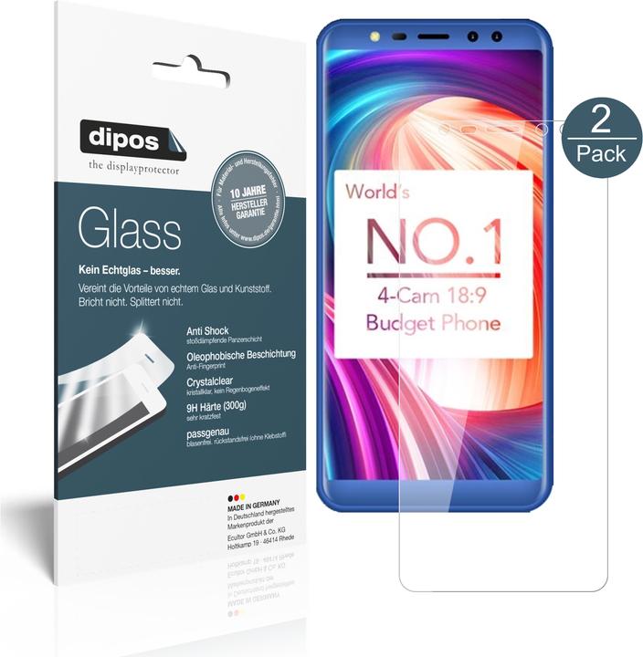 Actual product image Dipos Screen Protector Anti-Shock (1 pcs., Leagoo M9)