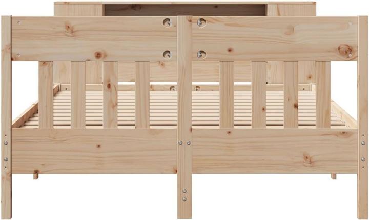 Image du produit vidaXL Bett mit Regal (135 x 190 cm)