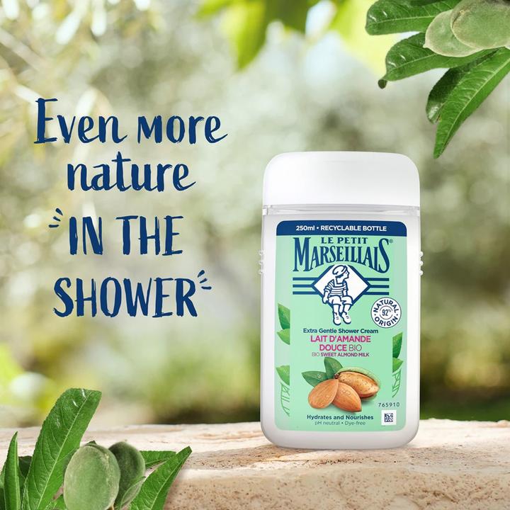 Actual product image Le Petit Marseillais Shower cream sweet almond (250 ml)